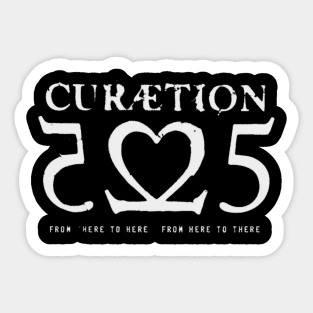 Curætion‐25 Album Original Aesthetic Tribute 〶 Sticker